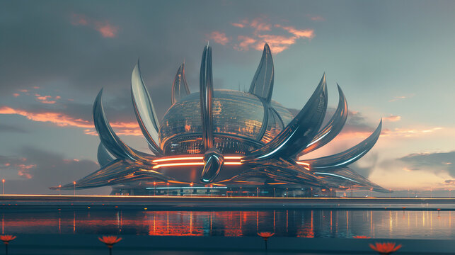 futuristic architecture