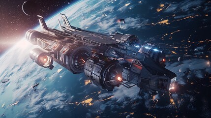 Aufkleber - technology in the new 2024 the development of the industry and a technological leap in the development of mankind and the conquest of space : Generative AI