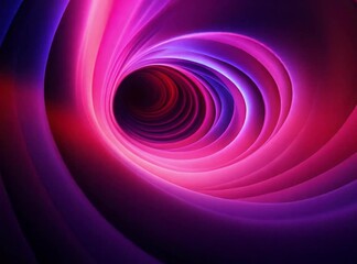 Poster - Abstract background with a colorful swirl design forming a tunnel effect, perfect for any project needing a digital and futuristic look