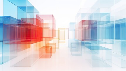 abstract background with buildings
