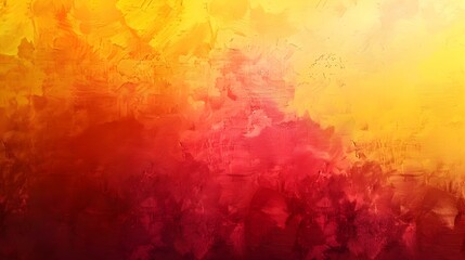 Canvas Print - Gradient dark red to lemon yellow backdrop