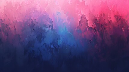 Canvas Print - Gradient medium blue to midnight blue banner