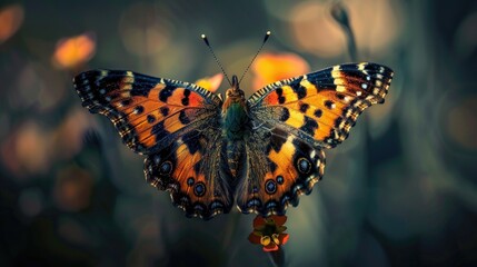 Poster - Stunning Butterfly in Summer Shades