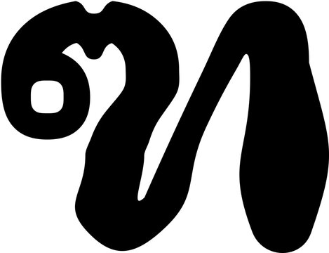 Halloween Thai font vector shape, Halloween font, Scary creepy alphabet, Dirty Letters, Curve font