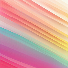 Wall Mural - Abstract gradient color stripe, digital art, smooth transitions, high quality, minimalistic, pastel tones, soft lighting