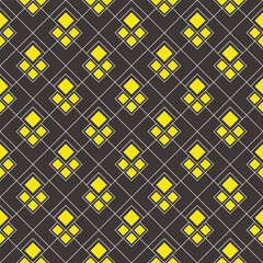Aufkleber - line art geometric seamless pattern design for decorating, wallpaper, wrapping paper, fabric, backdrop and etc.