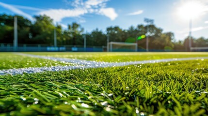 Sticker - Sports field with grass