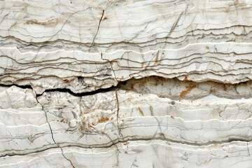 Cracked white marble wall background with paint texture for interior design, architecture, or art concepts