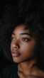 © Ananncee Media - Close-up portrait of a young Black woman with dark hair