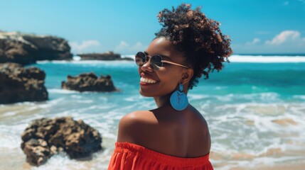 Wall Mural - The Woman at the Beach