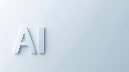 AI technology in graphic design for website background and header