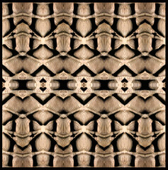 Poster - creative wooden pattern