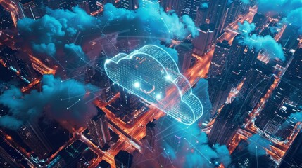 Poster - A bird's eye view of a cloud-based infrastructure optimizing data management