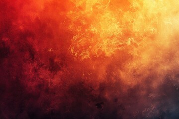 Wall Mural - burn red orange yellow texture color gradient abstract background. ai generative