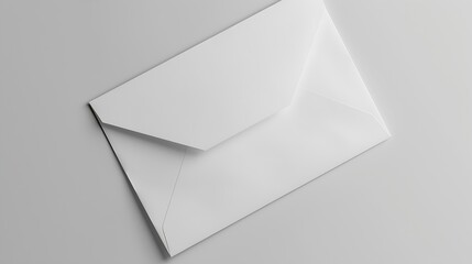 Poster - Envelope mock up white blank empty copy space paper template : Generative AI