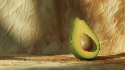 Poster - There are various benefits of avocado for body and skin health because this one fruit has a very high nutritional content : Generative AI