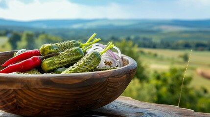 Sticker - basket of vegetables