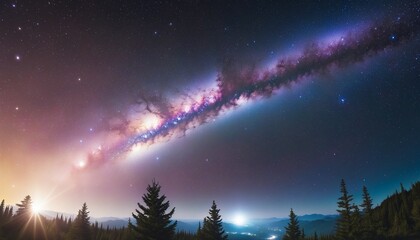 Wall Mural - Heavenly Skies: A Celestial Journey