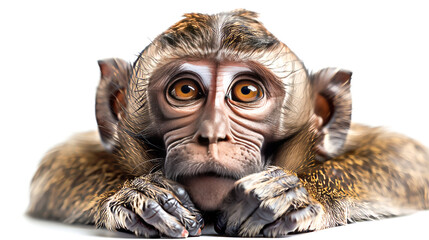 Sticker - Monkey - Intelligent primates with skilled hands and strong social behavior.