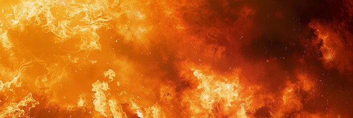 Poster - Fiery Explosion Effect Background With Cinematic Texture