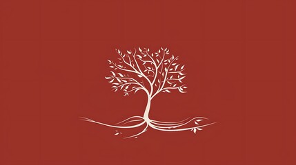 turkish style tree ornament drawing