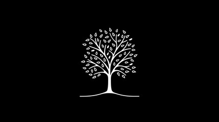 Turkish style tree ornament drawing