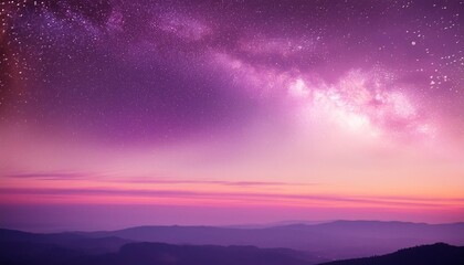 Wall Mural - blurred violet sky with pink light effects a cosmic abstract background for romantic space banners