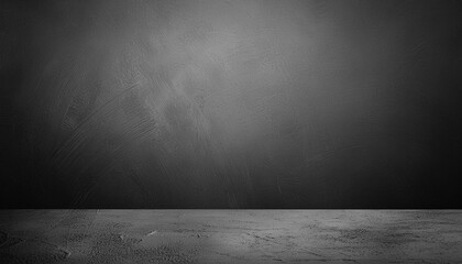 Poster - old wall texture cement dark black gray background abstract grey color design are light with white gradient background