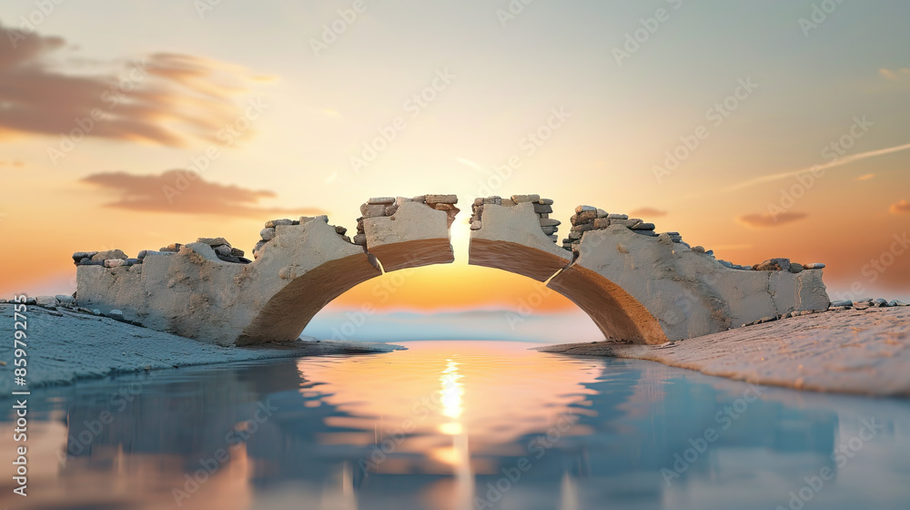 Peace is the bridge that connects hearts across divides: Picture a ...