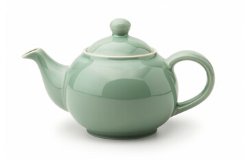 Wall Mural - a teapot with a lid on a white background