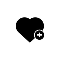 Poster - favorites vector icon. simple flat black illustration on white background..eps