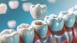 © Unic - Periostitis tooth - Lump on Gum Above Tooth. Dental 3D illustration