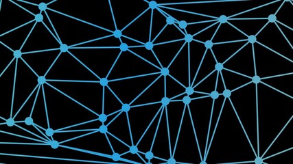 Aufkleber - abstract geometric background. plexus mesh backdrop molecular.
