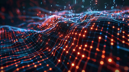 Poster - Technology internet network high speed. Abstract digital futuristic circuit, Cyber science tech, Innovation communication. illustration.