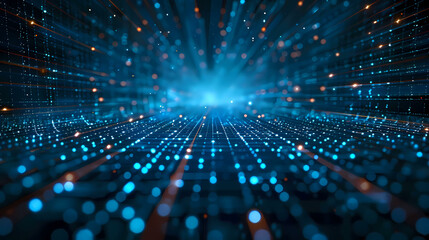 Poster - Technology internet network high speed. Abstract digital futuristic circuit, Cyber science tech, Innovation communication. illustration.
