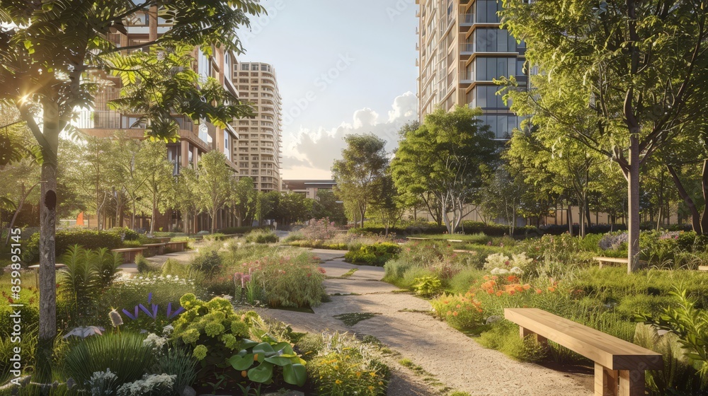 City gardens and urban farms are oases of greenery, promoting ...