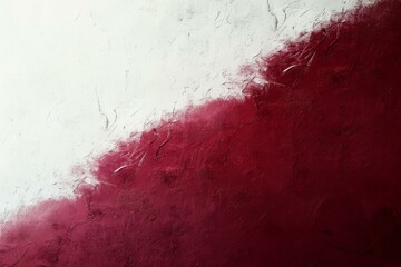 Wall Mural - painting of a red and white wall with a red and white stripe