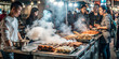 © David - Street food vendor at night market