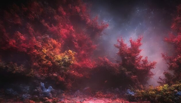 Abstract Fantasy Landscape.
