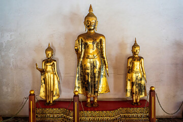 One landmark of Wat Phra Chettuphon Wimon Mangkhalaram Ratchaworamahawihan in Bangkok, Thailand. A place everyone in every religion can visit.