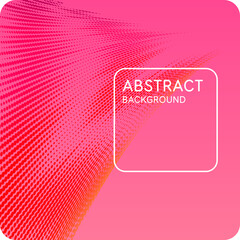 Poster - abstract element with dynamic lines. vector illustration in flat minimalistic style. a simple and st