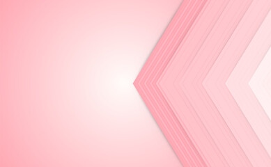 Wall Mural - Pink angle arrow overlap background