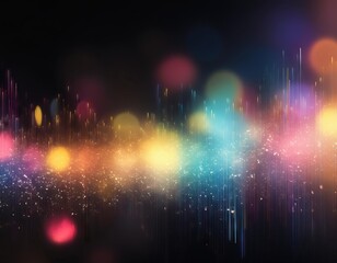 Wall Mural - abstract background with rays of light and bokeh effect.