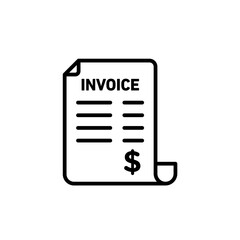 Poster - File Invoice Icon Perfect for Accounting and Billing