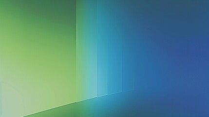 Canvas Print - a gentle right to left gradient, blue to green fade