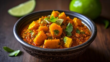 Poster -  Delicious Mexicaninspired dish with vibrant colors and fresh ingredients