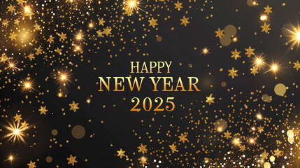 copy space, luxury happy new year greeting card, text 