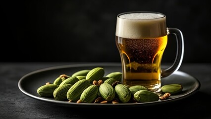 Sticker -  Amber ale and almonds a classic pairing