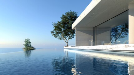 Wall Mural - Luxury Villa with Modern Architecture  