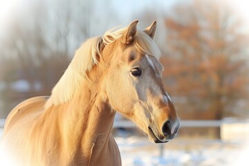 Naklejka na meble palomino horse
